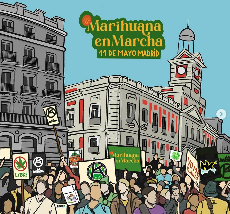 Este año nos ponemos en Marcha por una #LeyCannabisYA.  Unidxs por un objetivo común en las calles de Madrid, confirman su asistencia La Kalada una asociación de personas de cannab1s desde 2012.
<a href="/MarihuanaMarcha/">#MarihuanaenMarcha</a>  ¿Y tú? ¿Te vienes? #MMMM24