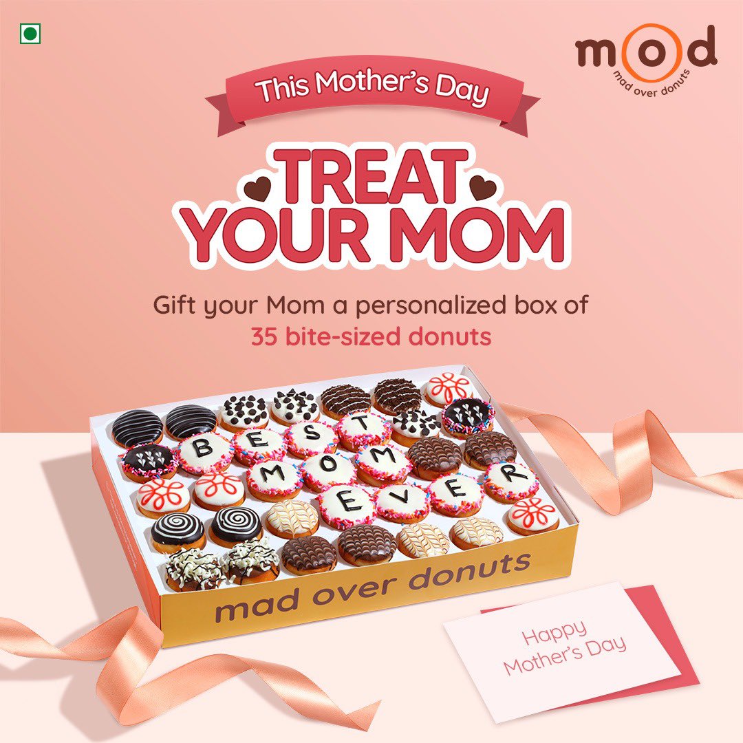 Love for moms can’t be put into words, so we tried to put it into our donut boxes. ❤️ T&C: - The donuts will be live from 10th May - Limited period offer - TCA* #GotItFromMyMamma #Donuts #MothersDay #Mom #Bites #BiteIntoHappiness #MadOverDonuts #CircleOfHappiness