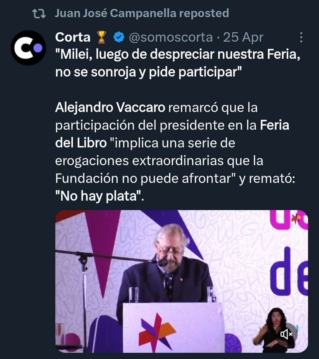 No hay ninguna diferencia entre Tongonella y un kirchnerista. Lo lloriquearon. Me putearon por decir que era kirch Y al final era kirchnerista. Igual que Avelluto