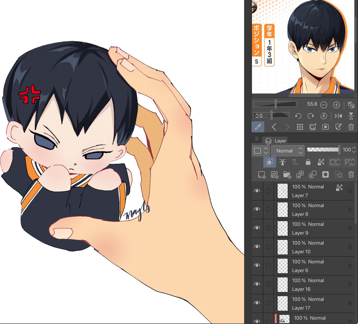 💙💢 #kageyamatobio 

#haikyuu
#ハイキュー