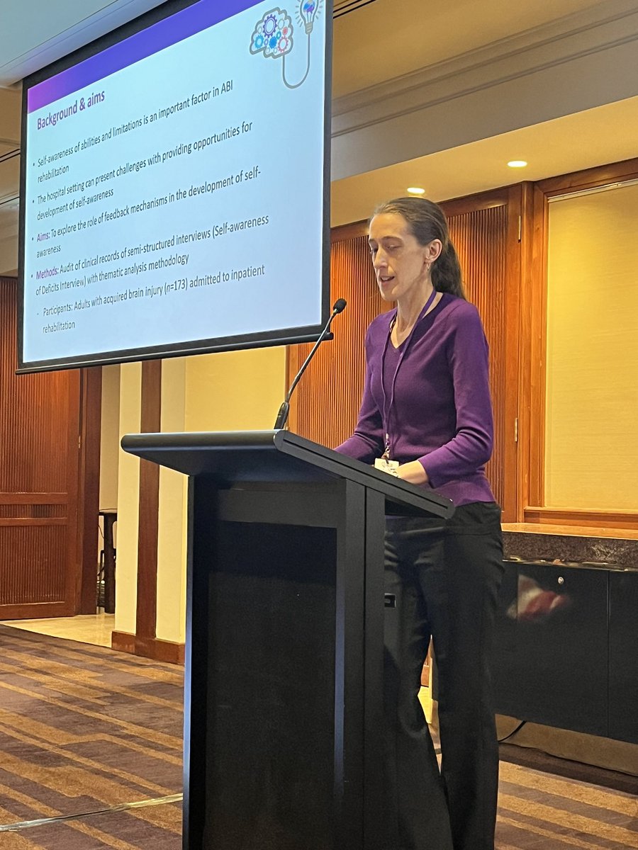 Thank you <a href="/ASSBI1/">ASSBI</a> opportunity to present my 1st PhD study at #ASSBI2024 on expert consensus on a cog rehab learning package for novice OT’s. thanks to Caroline Unsworth, Anne Baker and <a href="/NatashaLannin/">Dr Natasha Lannin</a>