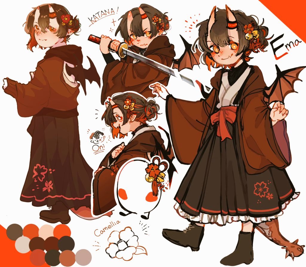 anmitsu40919780's tweet photo. redesign/my lil egg "Ema"!๐น๐ต
She's a oni of a girl who looks great in camellia :3
#eggoc #oc https://t.co/YY8KJVooid