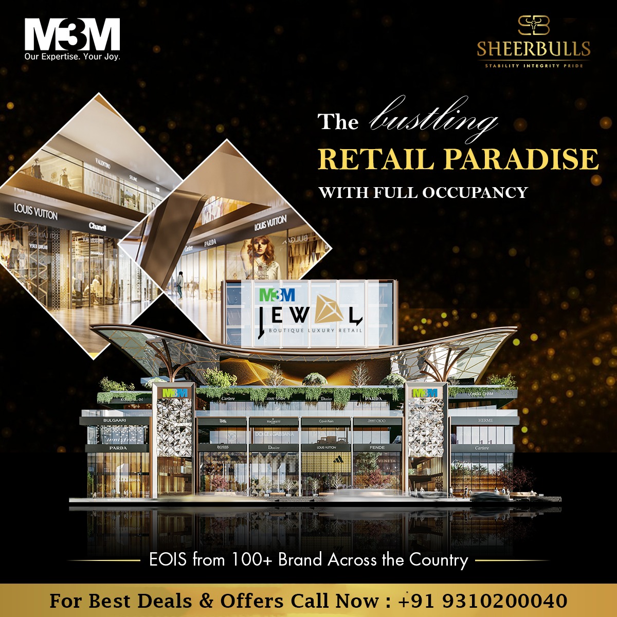 Invest in M3M Jewel on MG Road for prime location, luxury living, and lucrative rental returns! 💎🏙️ Invest smart, live lavishly, and earn effortlessly!

#sheerbullsindia #M3MJewel #investmentopportunity