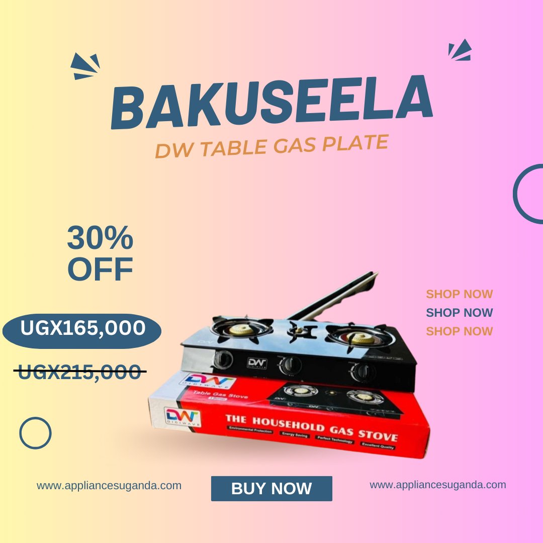 Bakuseela they are brokers! They say they give discounts but do their discounts even match our original prices? Visit appliancesuganda.com or call ZULFAH at 0753795776
