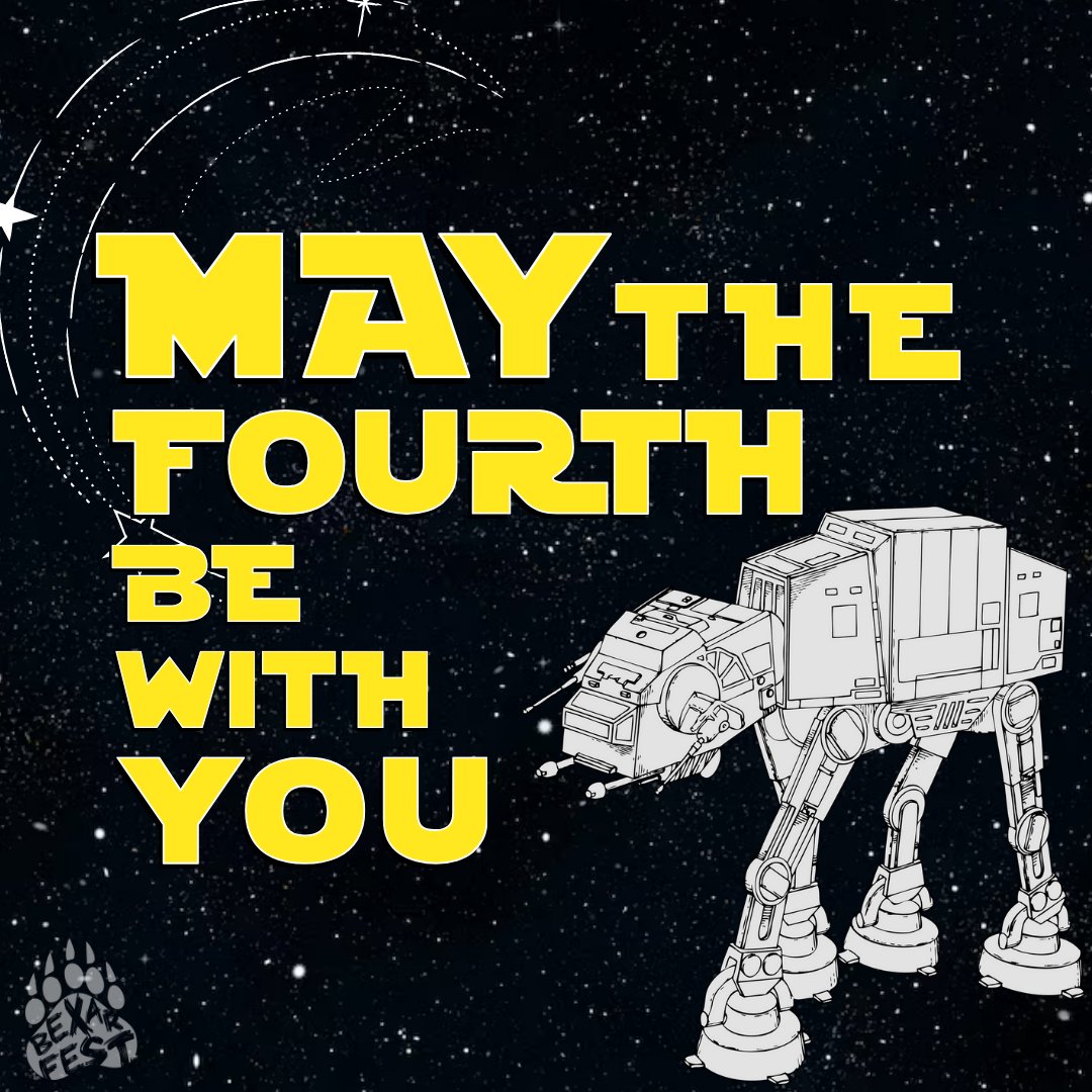Happy Star Wars Day! May the Fourth Be With You! #TRLProductions #BexarFest #AlamoArtsAcademy #nonprofit #sanantoniotexas #StarWarsDay2024 #MayTheFourthBeWithYou2024
