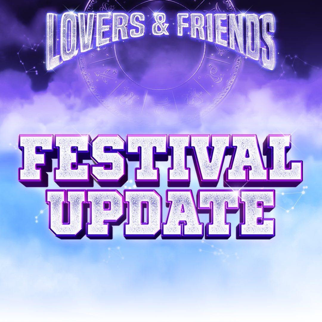 Lovers & Friends Festival has unfortunately been canceled due to dangerous weather predicted for Saturday.  Fans who purchased tickets directly through Front Gate Tickets will receive a refund within 30 days.  For more info: loversandfriends.com