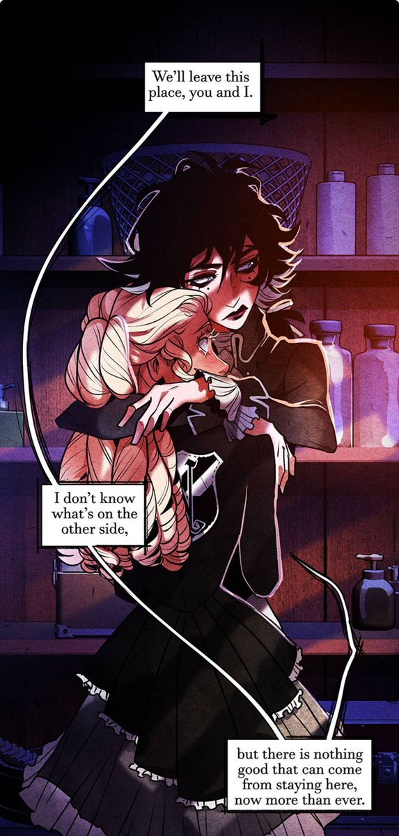Why do I never see anyone talk about Nevermore? These ridiculous scheming lesbians are the ONLY reason I still have the webtoon app installed.