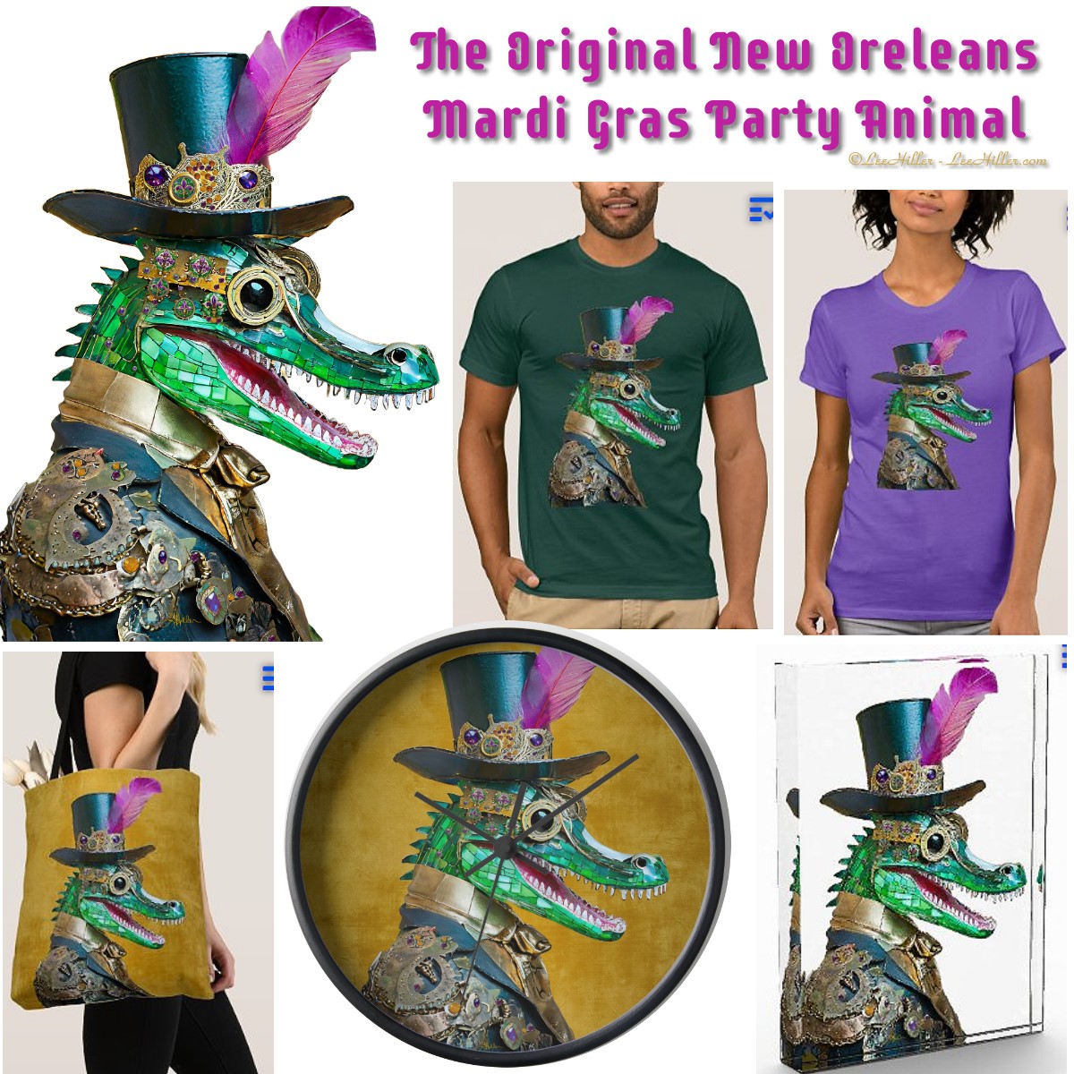 ✨🃏🎭🎉⚜👑⚜🎉🎭🃏✨
The Original Mardi Gras NOLA Party Animal
zazzle.com/collections/11…

#Alligator #PartyAnimal #MardiGras #homedecor #giftideas #MardiGras2025 #partysupplies #MardiGrasParty #MardiGraCrew #NOLA #totebag #clock #tshirts #photoblock