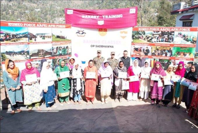 #Empowering #women in #Kishtwar, #IndianArmy initiates bakery training, fostering skills and entrepreneurship for economic independence and community #growth.