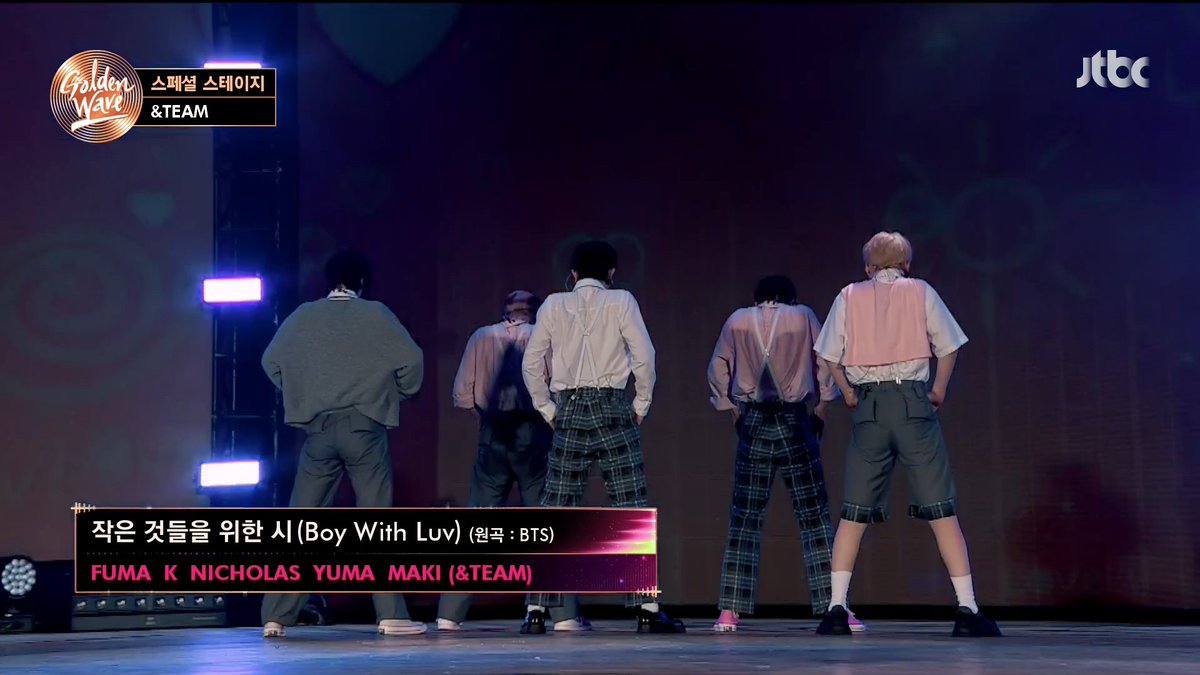 &team performed boy with luv⁉️🫨