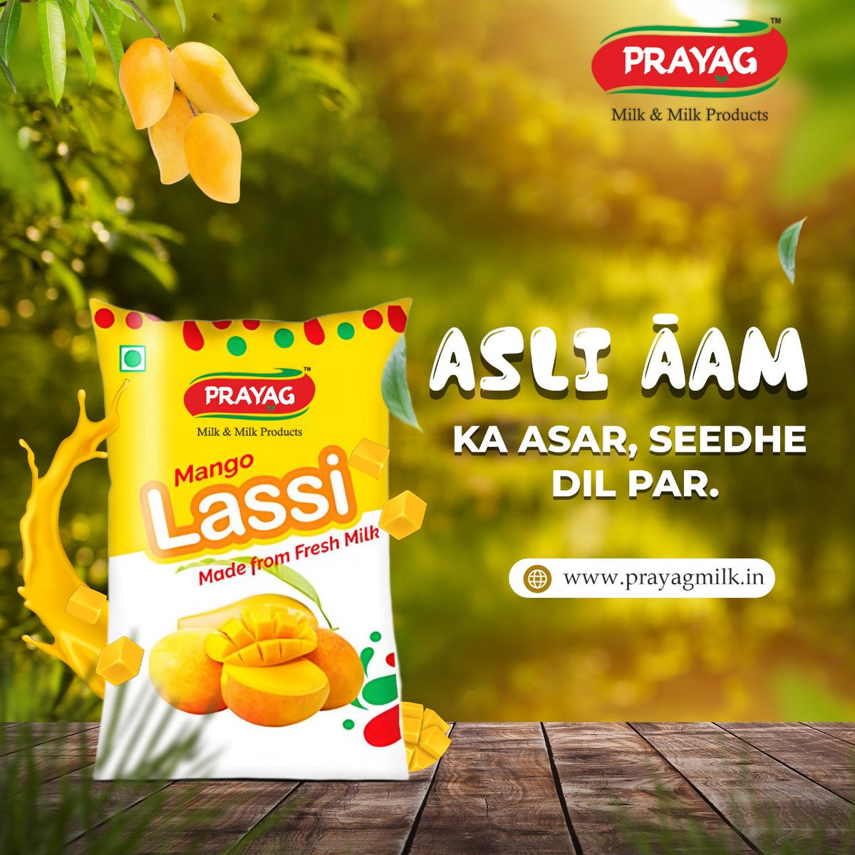Real mango, real impact! 🥭 Try Prayag Milk's Mango Lassi, loaded with chunks of real mango for a burst of flavor. The perfect refreshment on hot summer days.
.
#MangoLassi #RealMango #TasteTheRealFlavor #PurePrayagMilk #PrayagmilkBareilly #PrayagPurity #Prayagmilk