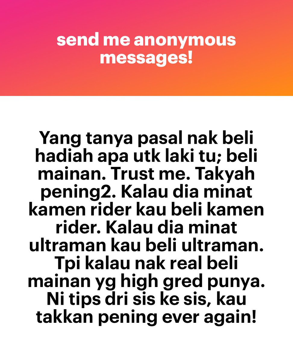 Untuk anon tadi.