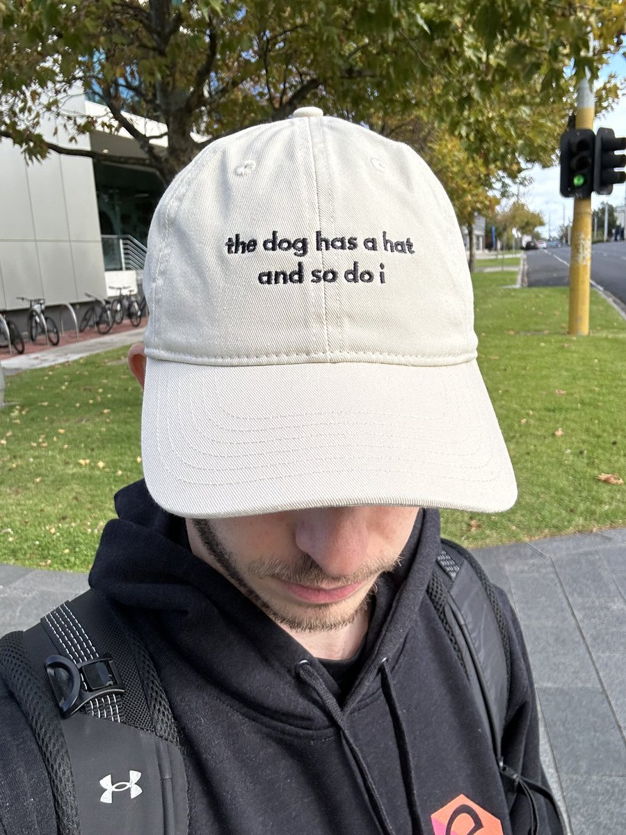 THE HAT 
STAYS 
ON. 
 🐶🧢
@ngmi_crypto
<a href="/thecryptojourno/">Tom Mitchelhill</a>