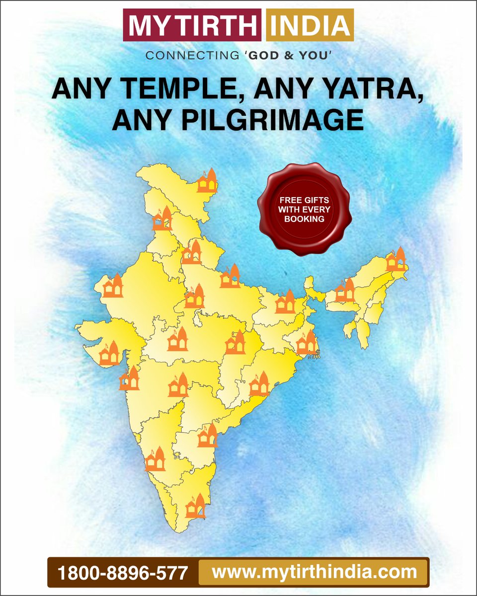 Explore 'My Tirth India'

#MyTirthIndia #MTI #CelebrateSanatanDharam #OnlinePujaServices #PrasadDelivery #BookAPandit #SpiritualJourneys #DivineBlessings #SacredTravel #HolisticSpirituality #FaithAndDevotion #SpiritualPlatform