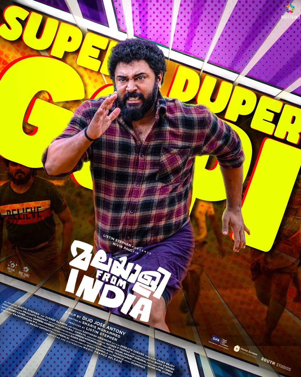Super Duper Gopi 🔥🔥 #MalayaleeFromIndia running successfully ❤️ @NivinOfficial #NivinPauly @DijoJoseAntony