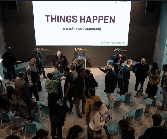 Una semana corta y a tope de energía en <a href="/thinkandaction/">Think&Action</a>.
Esta semana, nuestro CEO <a href="/fb_think/">fernando botella</a>, junto a Kasia Grusky  y Samson Terer, han llevado a cabo la conferencia "Cumplir Sueños" en la <a href="/uaxuniversidad/">UAX</a>. Además #virtualcoffe con una gran compañía de alimentación. #agradecidos ❤️