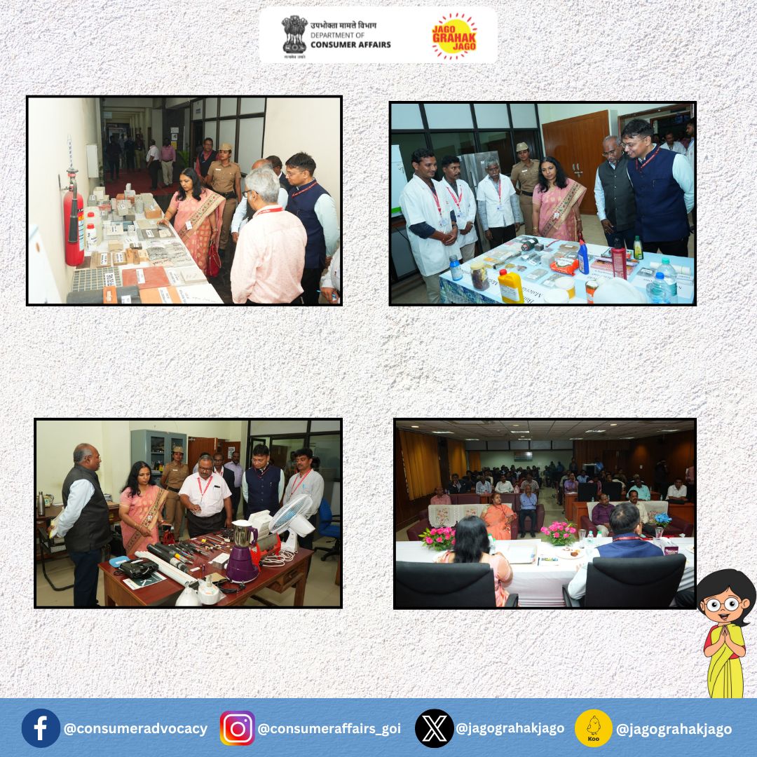 On May 3rd, 2024, Ms. Nidhi Khare, Secretary Department of Consumer Affairs (DoCA), visited NTH (SR), Chennai. During her visit, she addressed scientists and staff of NTH, Chennai. She also interacted with potential clients of NTH.