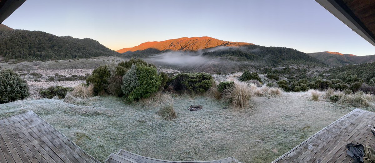 Dogs have returned after a overnight hike in the alpine/backcountry of NZ’s North Island. More pics to come 🐶  🏔️