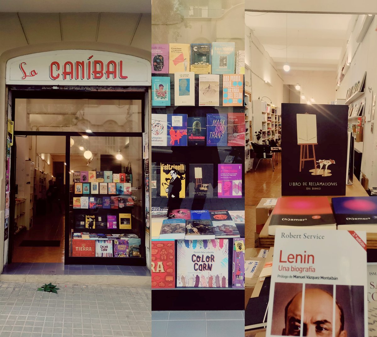 #LibroDeReclamaciones también se puede comprar en la librería La Caníbal ---> @lacanibalpiula C/ Nàpols 314, barri de Gràcia. BARCELONA