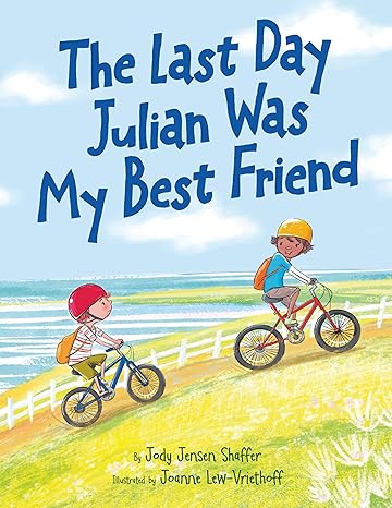 Happy Perfect Picture Book Friday, dear friends. AWESOME SEL book! THE LAST DAY JULIAN WAS MY BEST FRIEND by @jodywrites4kids & @jlewvriethoff Launching June 4th from Two Lions Stop by - great #friendship bracelet craft & FAB #Giveaway viviankirkfield.com/2024/05/03/per…