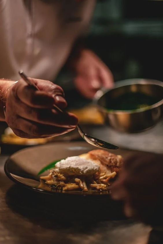 'Cooking up a storm, one nutritious meal at a time. 🍳 #CleanEating'