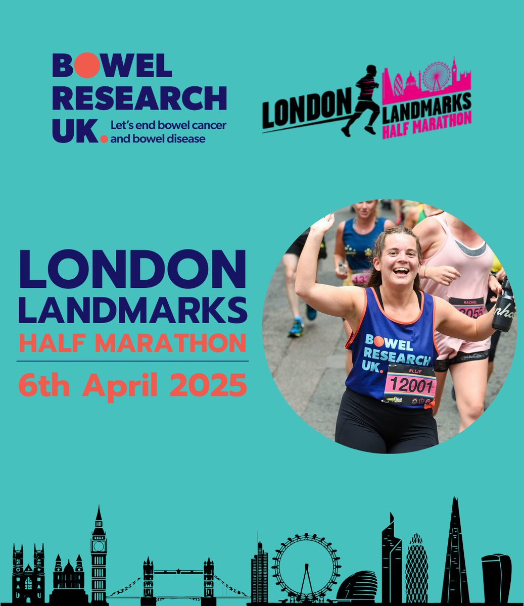 Are you still getting a buzz after the 2024 London Marathon? Perhaps it inspired you to get out there and start training! Why not take on the London Landmarks 2025 Half Marathon!? Join #TeamBRUK, apply today > bowelresearchuk.org/get-involved/e… #BowelResearch #LondonMarathon #Bowels