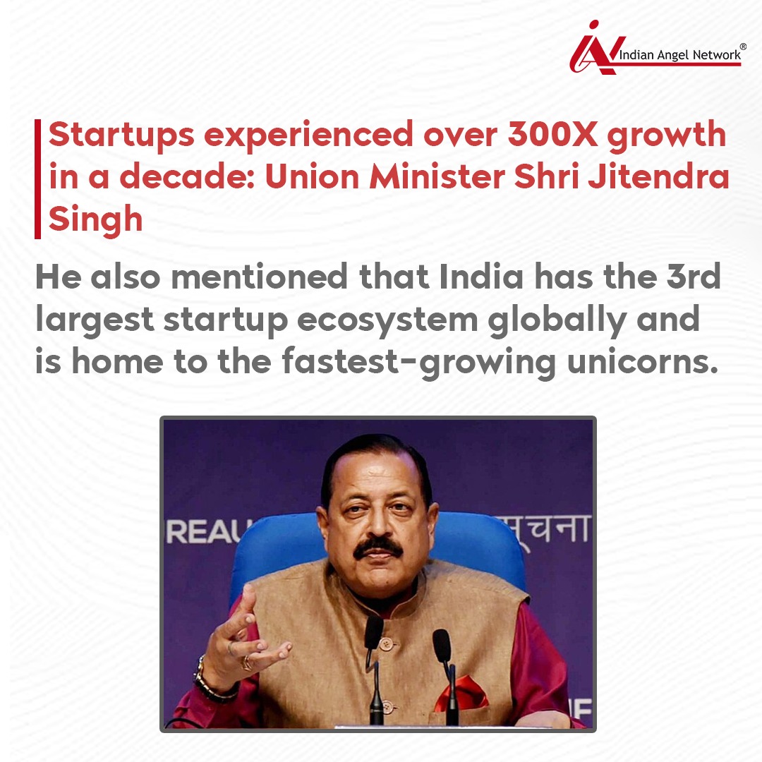 Shri @DrJitendraSingh 

#IANStartupWrap #funding #startupnews #Indianstartups #Indianews