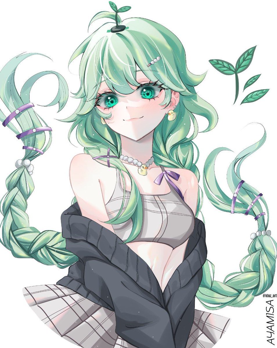 For one of the best artists. 💚☁️. she's the personality of an artist on Instagram. I love hers work. You can find him under hers username ″hanacues”🐚🫧 #Commission #OpenCommission #ArtCommission #CommissionedArt #ArtistOnTwitter #artmoots #vgen #vtuber #vtubercommission