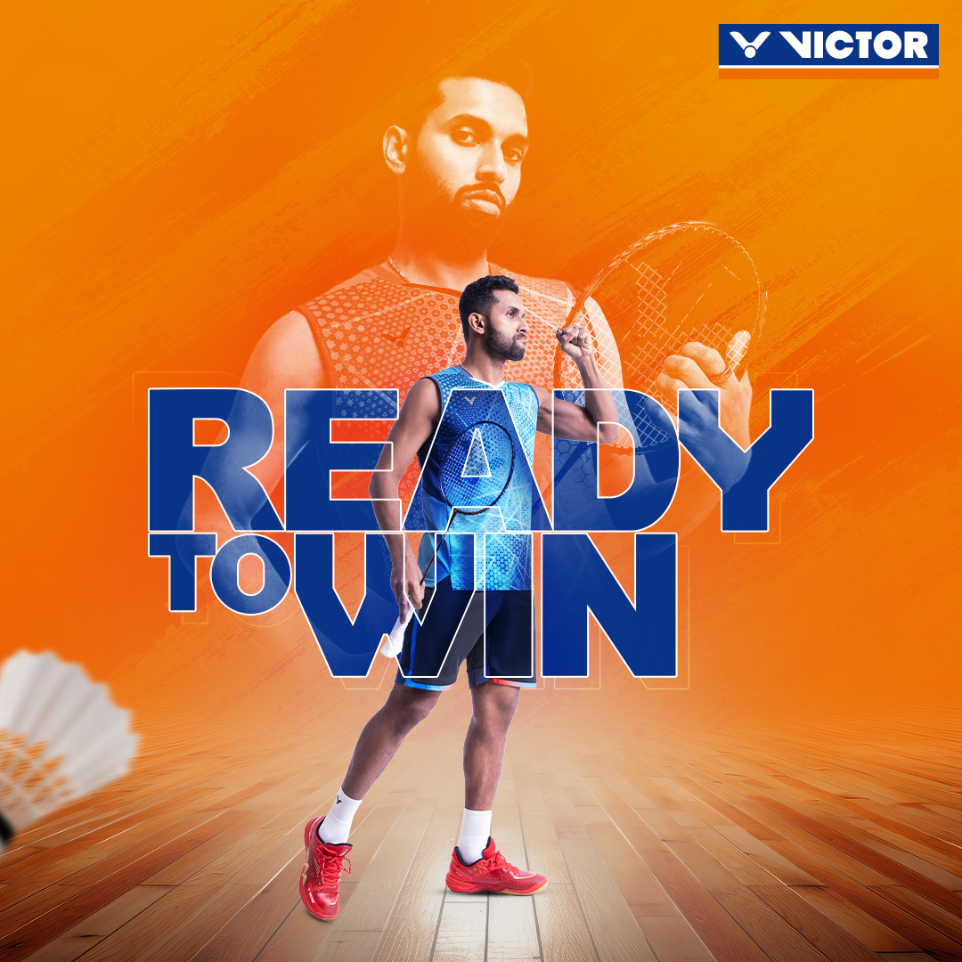 @PRANNOYHSPRI , a champion on the court, exemplifies the #ReadyToWin ethos. With VICTOR, he channels unmatched skill and spirit, inspiring a legacy of excellence. Join the ranks of the unstoppable, the unyielding, the champions who are always Ready To Win with @victorsport_india
