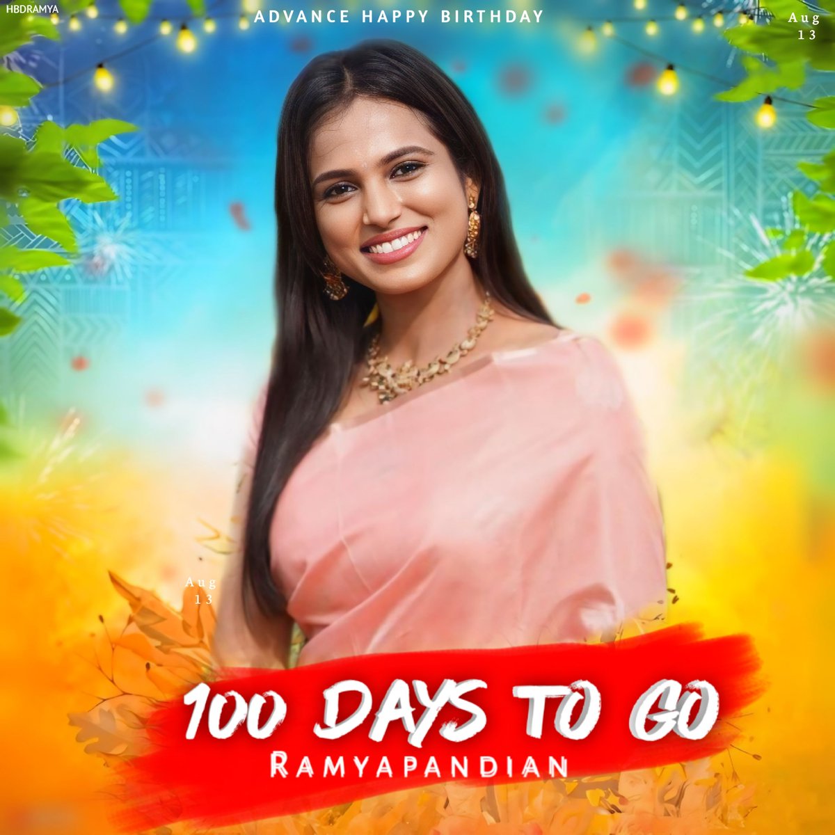 s_ramyapandian's tweet photo. Advance Happy Birthday ♥️✨
#RamyaPandian 
Pc: @RShreyaanchan 🫶🏻 https://t.co/Ujmo5uEtqq