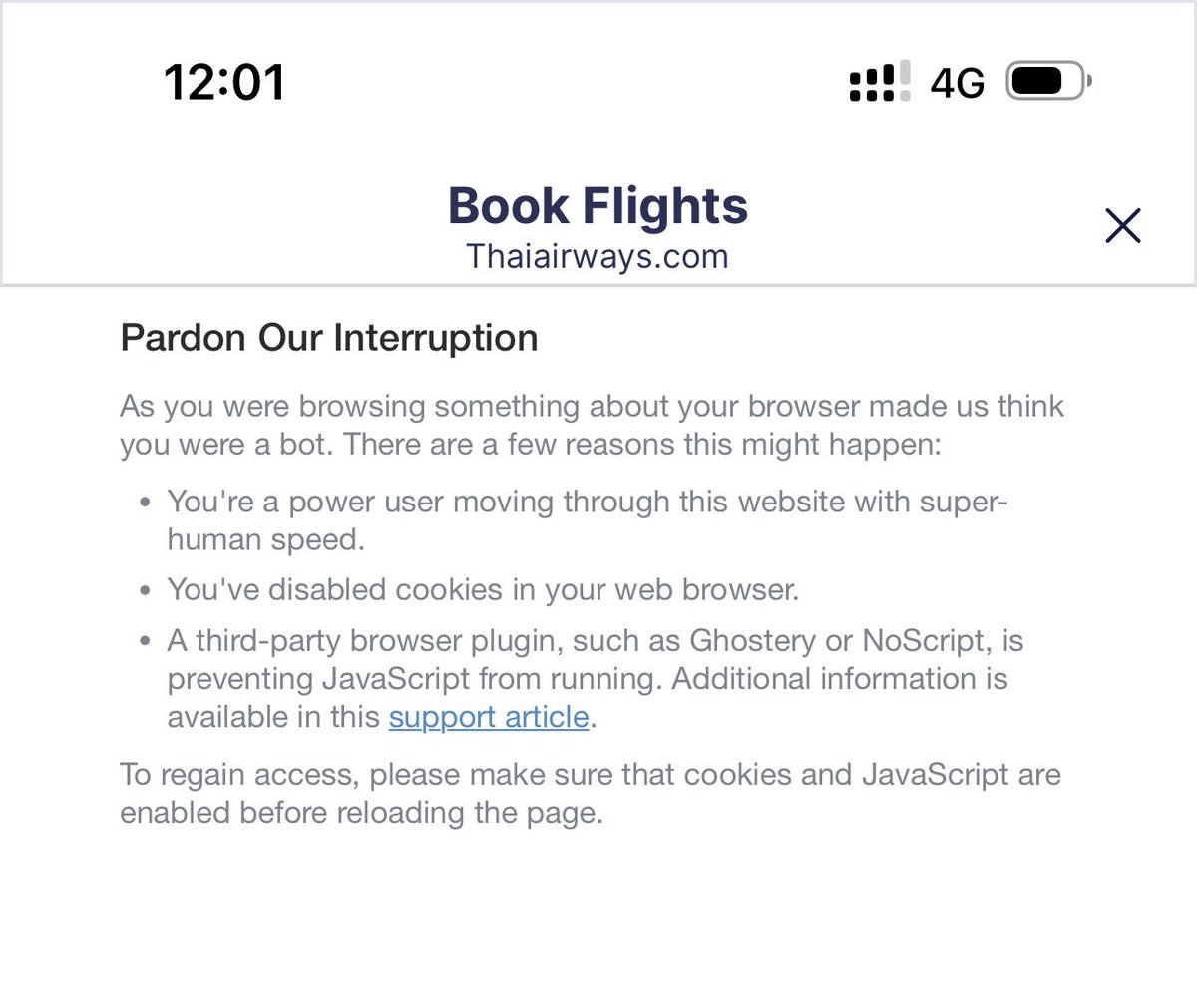 Great new app @ThaiAirways 👍🤦‍♂️