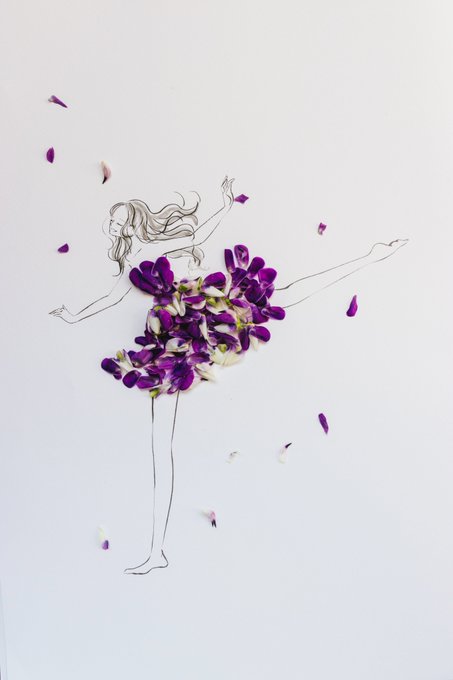 「purple flower」 illustration images(Latest｜RT&Fav:50)｜2pages