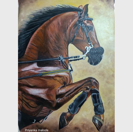Experience the grace and power captured in strokes of color. 🎨🐴 

Buy Now :bhushanart.com/products/horse…

#EquestrianArt #TimelessBeauty #EquineArt #ArtForSale #DecorInspo #HorseLovers #EquestrianDecor #AnimalArt