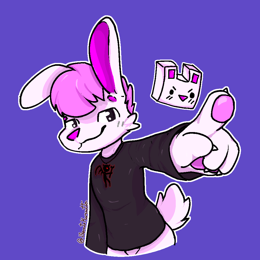 this pink bunny is the #1 fan of The Hell Series

made by @DanteKurutta