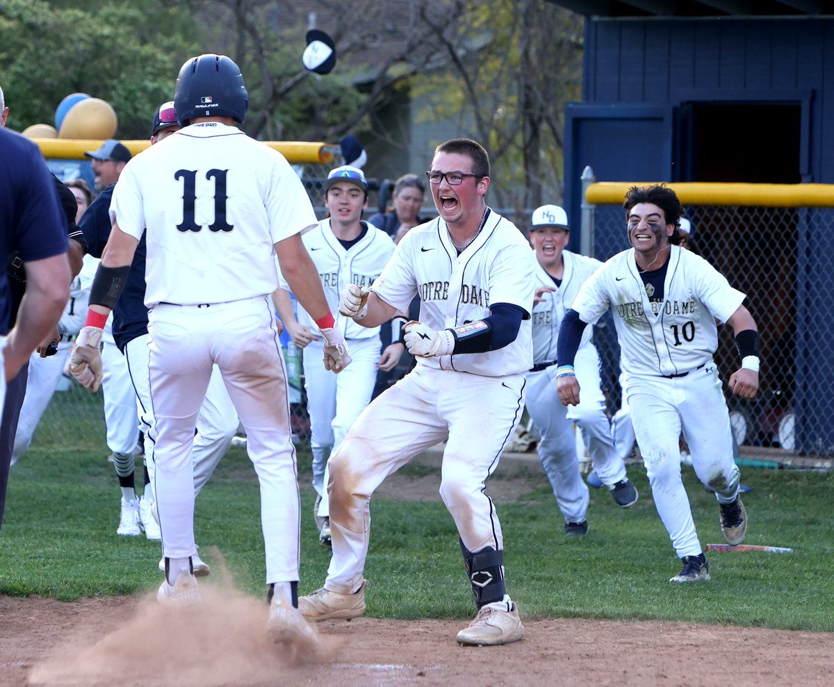 TierReport's tweet photo. HIGH SCHOOL BASEBALL: NOTRE DAME WINS DIVISION TITLE IN WALK-OFF STYLE (24 PHOTOS). . . @EHeightsSDAth @NDHS_Elmira 

https://t.co/BmiBdKsAqL

Photo gallery from the game: https://t.co/tblTZ2cBT2 https://t.co/vsEX4uvKKy