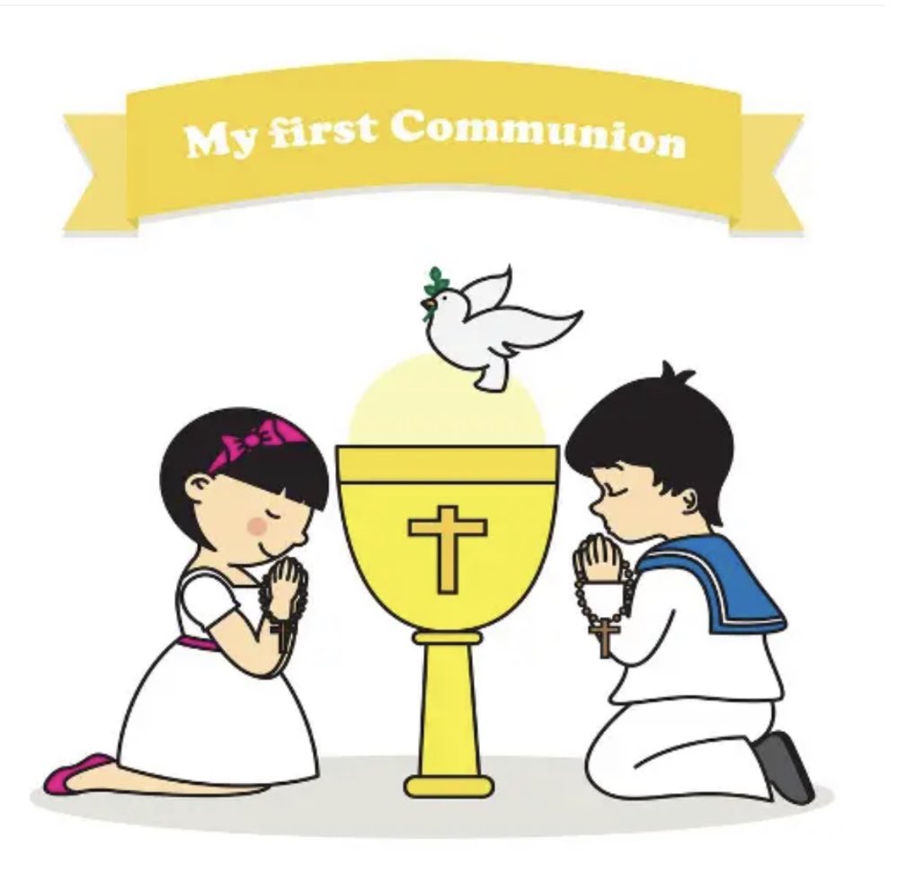 Best wishes to all of the girls and boys getting their First Holy Communion today.. We hope you and your families have a lovely day.
