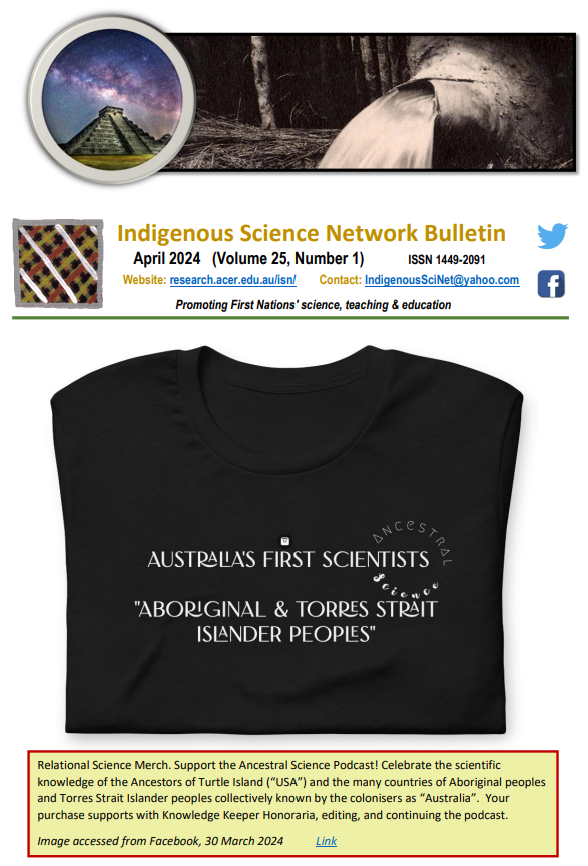 Latest bulletin out! Editor Ron Vave PhD writes on the value of Indigenous Knowledge Systems of Pacific Ocean’s many peoples. That knowledge built up over countless generations means current environmental issues can be better understood and addressed. research.acer.edu.au/isn/vol25/iss1…