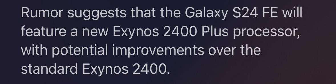 ⚠️ Fake Warning ⚠️ 

Samsung Never Waste their own silicon for FE Lineups.

They can redesign the existing processor for enhance the node, but they never release kinda like Exynos *Pro* , *Plus* , *Max* etc.

Do not believe it.