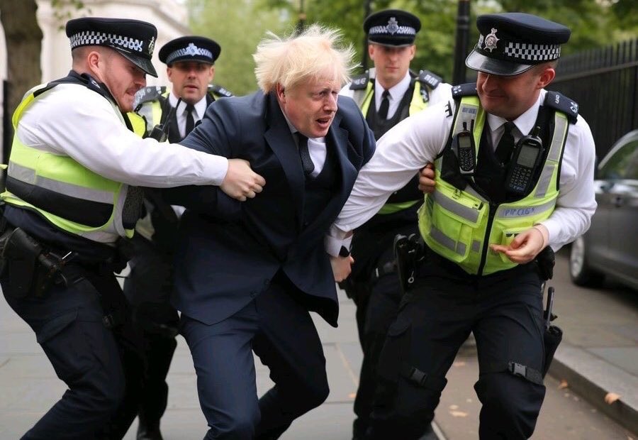 #LocalElections2024 Boris Johnson being ejected from the polling station because he didn’t bring Voter ID that he introduced and he had a hissy fit and tantrum throwing his weight around and threatening polling staff telling them “don’t you know who I am” …
