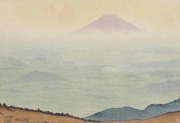 チャールズ・バートレット《精進湖より見たる富士》