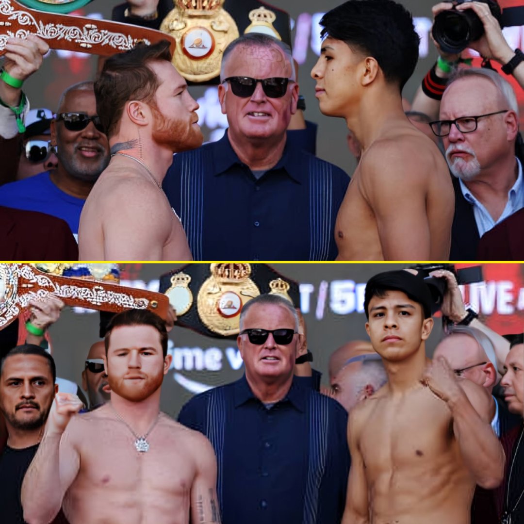 🇲🇽 UNDISPUTED BATTLE ON CINCO DE MAYO WEEKEND Boxing's bona fide attraction, Canelo Alvarez, and rising star Jaime Munguia go head to head in a Mexico 🆚 Mexico clash for all the belts this Cinco De Mayo Weekend 🔥 This one won't disappoint. #CaneloMunguia TONIGHT live on DAZN