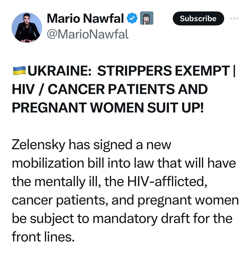 Pregnant Ukranian assault troops Being dumb enough to fall for this is honestly almost impressive. Many of the biggest critics of legacy media misreport and lie more than legacy media ever did.