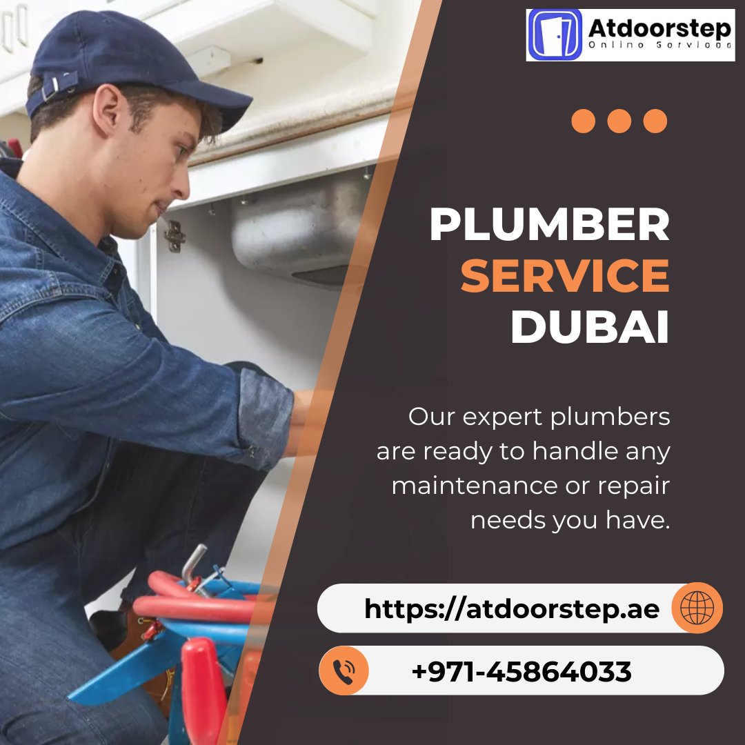 Need plumber service Dubai? Look no further! 🛠️ Call Atdoorstep at +97145864033 for all your plumbing needs. Our expert team is ready to help you fix any issue quickly and efficiently. #PlumberServiceDubai
#DubaiPlumber #EmergencyPlumber
#ProfessionalPlumber #PlumbingServices