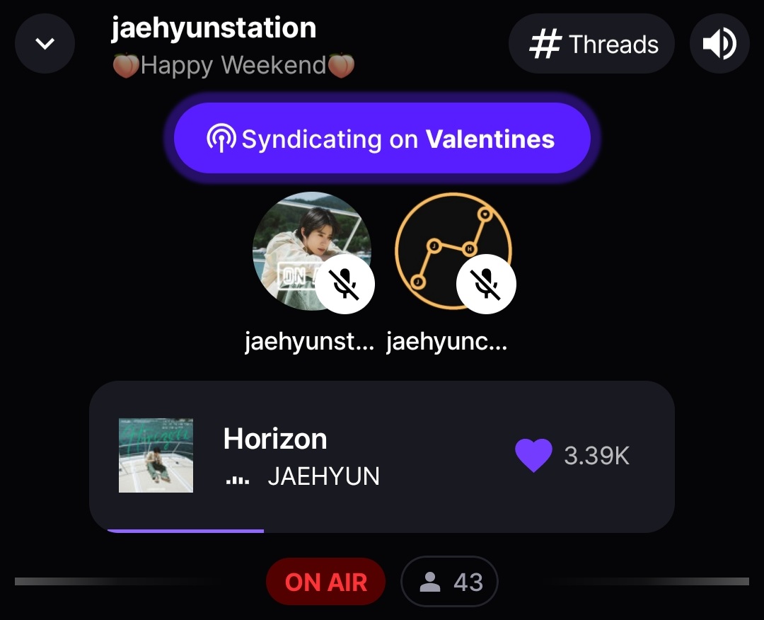 📻 JAEHYUN STREAMS 📻 Hello Vals! WE ARE ON AIR. Join thru this link: 🔗 stationhead.com/jaehyunstation #JAEHYUN #ValentineStream