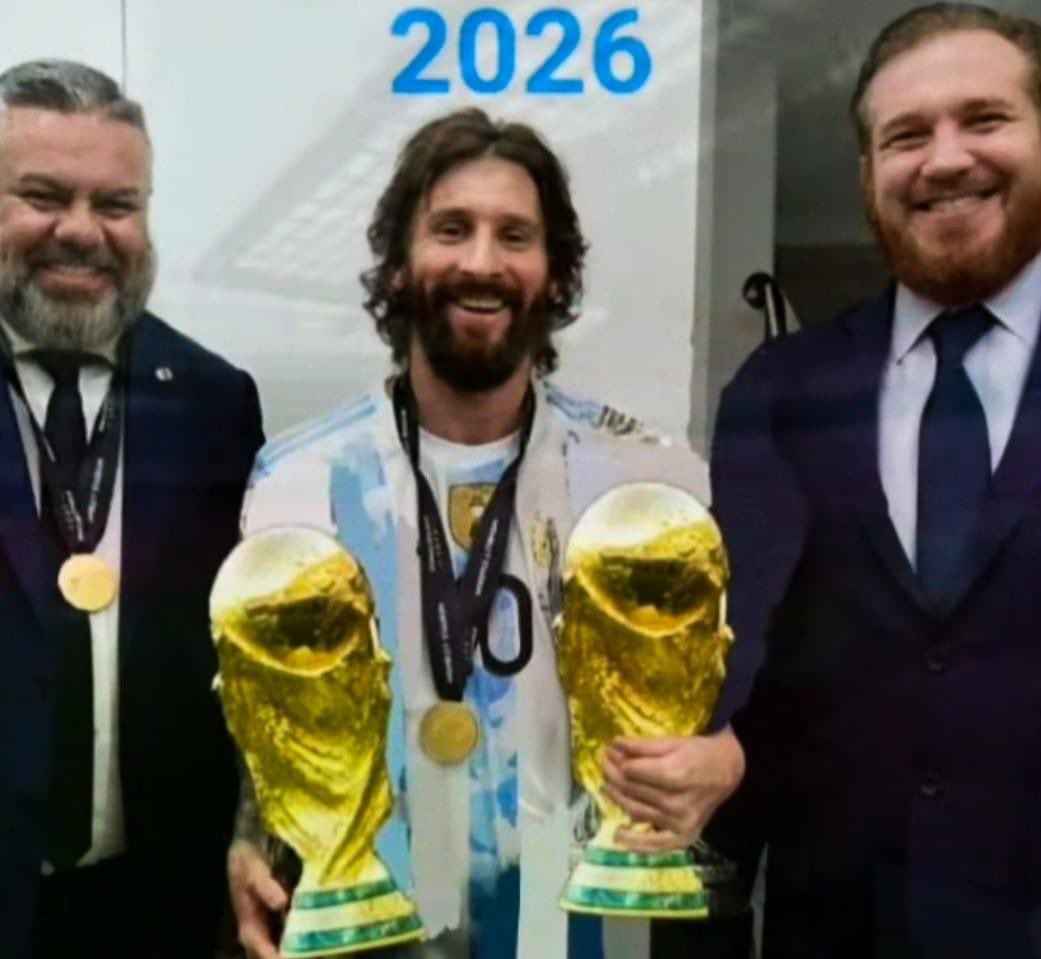 I'm from the future, Lionel Messi is winning the World Cup 2026. 👀🐐