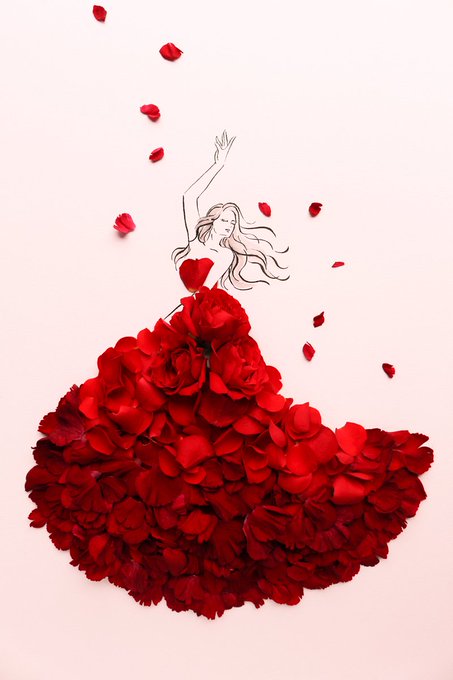 「flower red flower」 illustration images(Latest)
