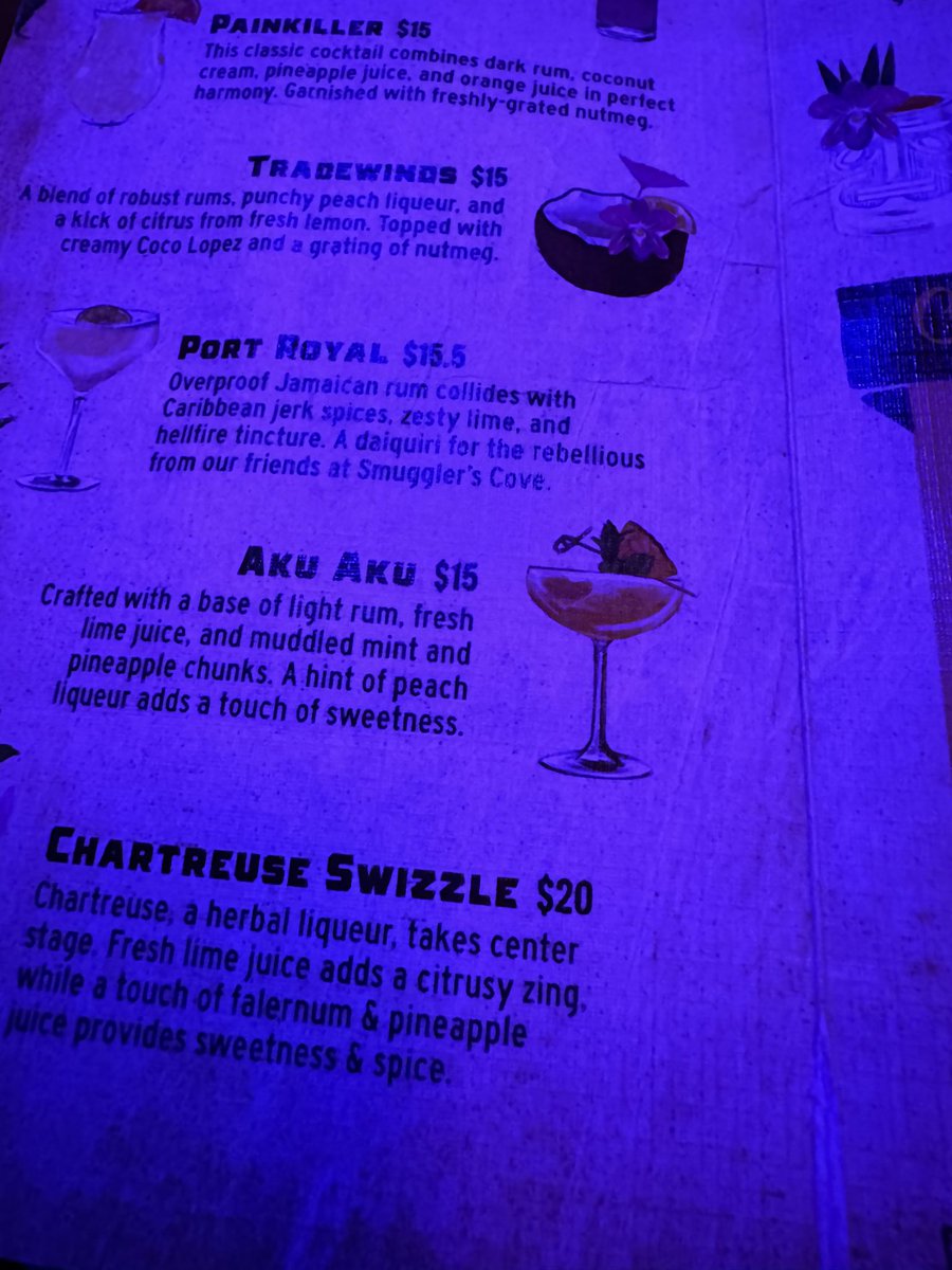 Hmmmmm…. Which cocktail shall I choose?