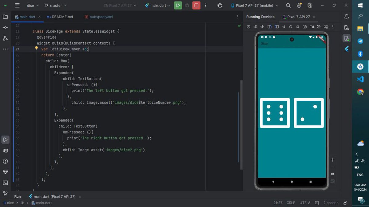 tahmina_noorzay's tweet image. In the new #FlutterMobile lesson, I learned how to create #variables and use them easily using the $ symbol inside images, and I also grasped #functions at the level of definition.
#AfghanGirlsCode
@CodeToInspire 
@a_daneshyar 
@f_forough