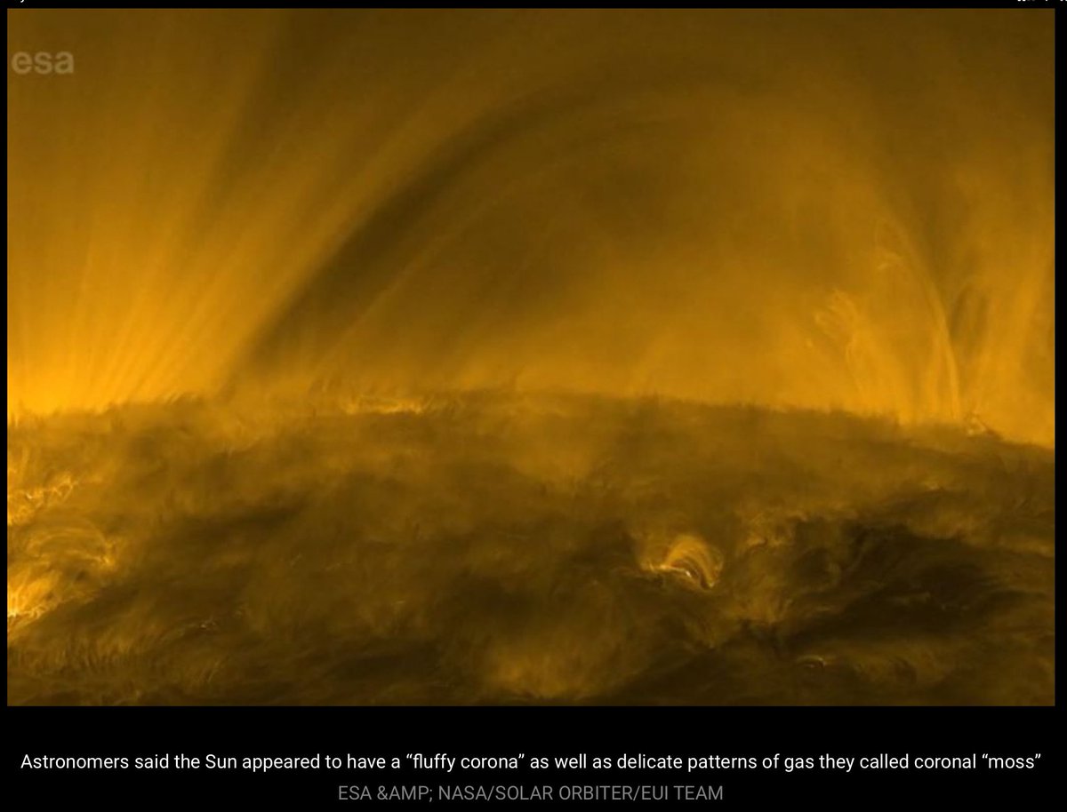 Great ball of fire! But fluffy. The Sun as we’ve never seen it before. Pics from ESA. bit.ly/4boV9QW that eruption bigger than the Earth.