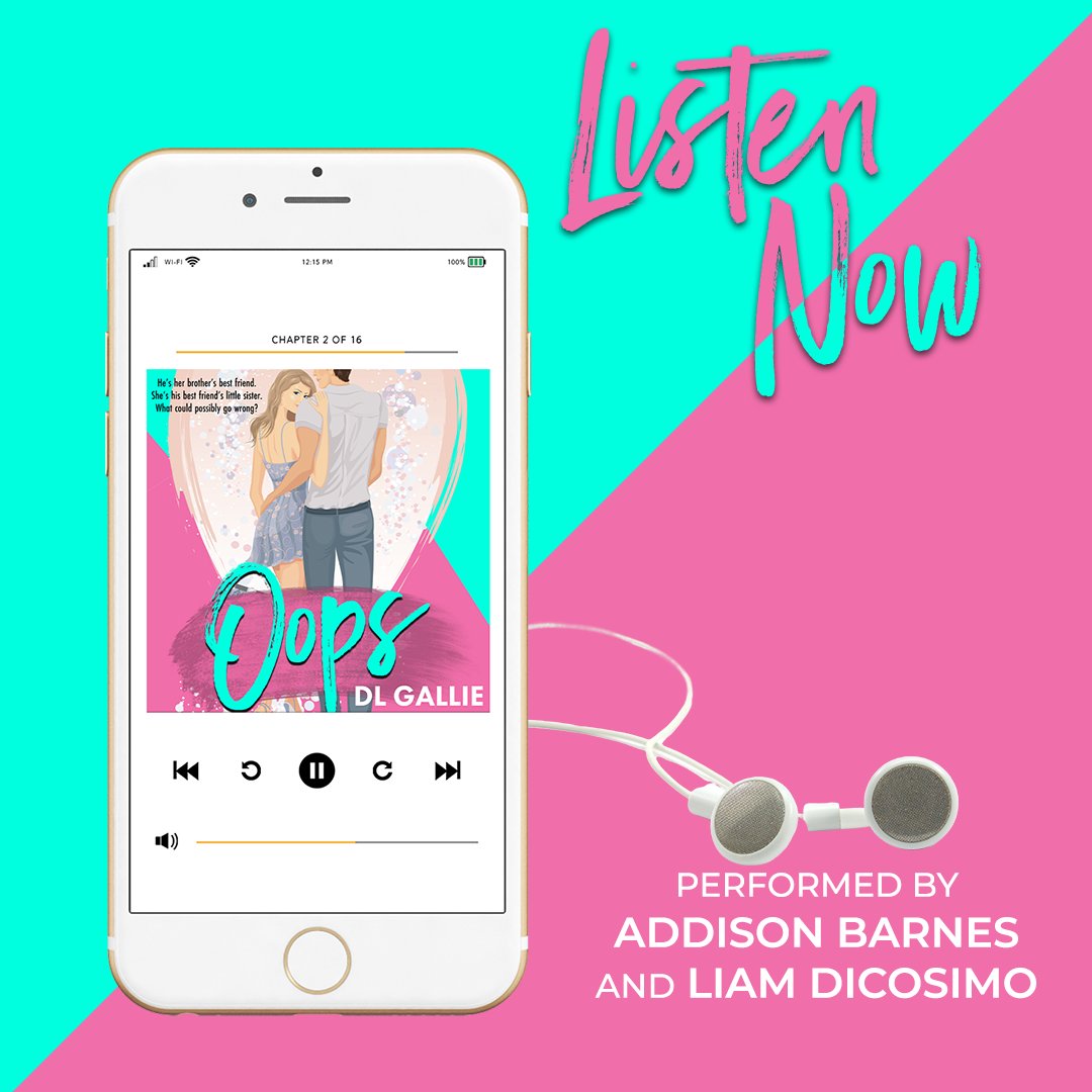 Audiobook Release! Oops by @dlgallieauthor is LIVE! #listennow #oops #bookloversunite #RomanceBooks #romance #audio #dlgallie #dsbookpromotions Hosted by @DS_Promotions1 apple.co/4bj9E9b